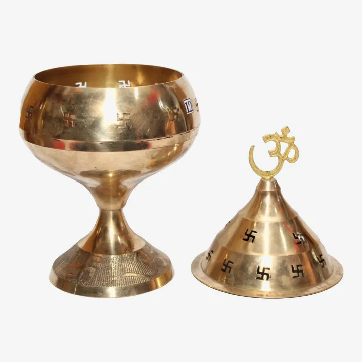 Brass%20Akhanda%20Batti%20Diyo%20Big%201%20Feet%20-%20Image%203