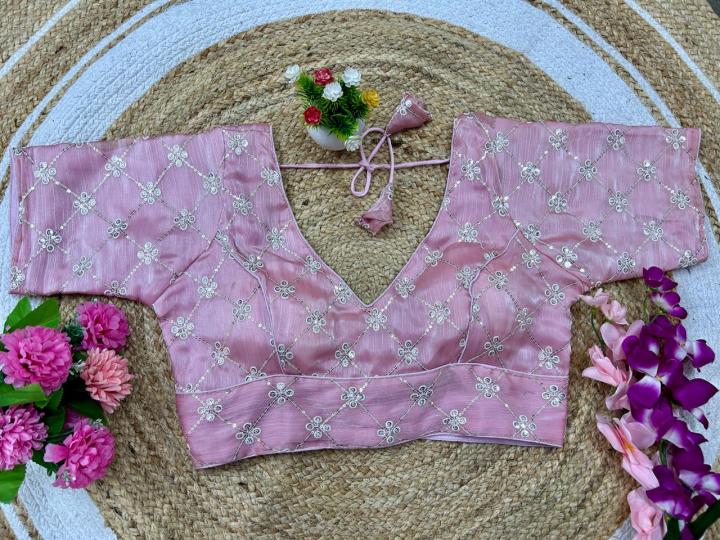 Readymade%20Women%20Fashion%20Formal%20Traditional%20Sleeves%20Blouses%20-%20Image%204