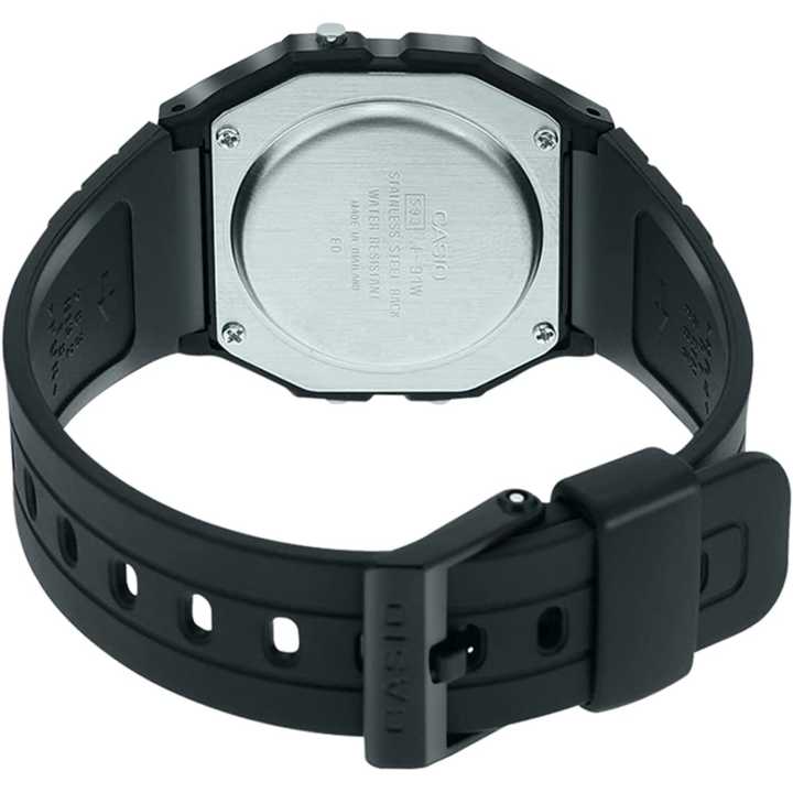 Casio%20F-91W-3Dg%20Digital%20Multi-Function%20Black%20Rubber%20Watch%20For%20Men%20-%20Image%203