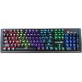 Imperion Kg-M10F Trooper 10 Mechanical Gaming Keyboard Red Switch 104 Keys -- Smooth Linear Thock Stable Stabilizer Gamers Computer Games Pc Laptop Desktop Usb Office Wired Fast Typing Wasd Input. 