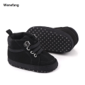 Wenefang Baby Shoes Boys Girls High Top Casual Soft Luxury Sole Newborn Toddler Sports 0-18 Months. 