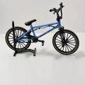 Birthday Gift Parking Rack Bicycle Model Toy Stunt Bike Diecast Finger Mini Bike Alloy Metal :8 Scale Simulation Bike Home Decor. 