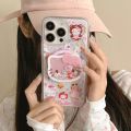 NEW 11 Phone Case15 14 for iPh Charging Phone Case Adapter Stand Magnetic Wireless Kitty Hello Cute Cartoon One 16 Pro Max 16 13 12. 