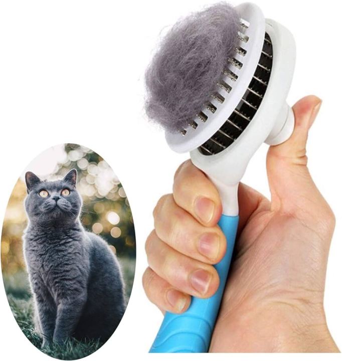 Self Cleaning Slicker Brush Cat Brush Dog Comb