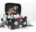 1Pcs Printed Make Up Organiser Bag, Portable Travel Cosmetic Bag Pouch, Flamingo Toiletry Wash Bag with Handle, Waterproof Makeup Storage Case,. 