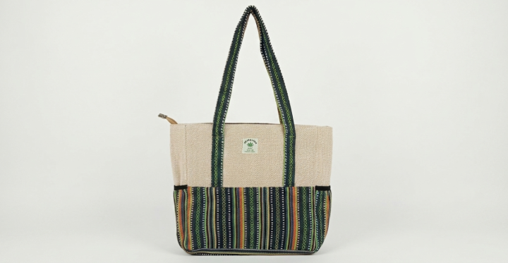 Nepali%20Handcrafted%20Cotton%20Shoulder%20Bag%20for%20Women%20-%20Multi-Pocket%20Ladies%20Casual%20Travel%20&%20Office%20Tote%20Bag%20with%20Laptop%20Pocket%20-%20Image%203