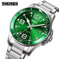 Skmei 9278 Quartz Watches Luxury Waterproof Watches Date And Time Men Stainless Steel Wristwatches. 