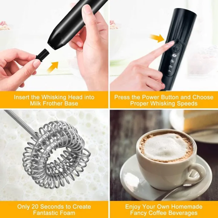 Electric%20Milk%20Frother%202%20In%201%20Portable%20Rechargeable%20Foam%20Maker%20Handheld%20Foamer%20High%20Speeds%20Drink%20Mixer%20Coffee%20Frothing%20Wand%20-%20Image%202