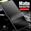 Hydrogel Full Curved Screen Protector For【 Infinix Note 40 Pro 4G 】Matte Self Healing Membrane Guard 2 Pcs Front + Free 2 Camera Protection Glass. 