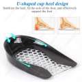 CORRECTION 1pair Soft Silicone Gel Insoles for heel spurs pain cushion Massager Half Heel Insole Pad Foot Care. 