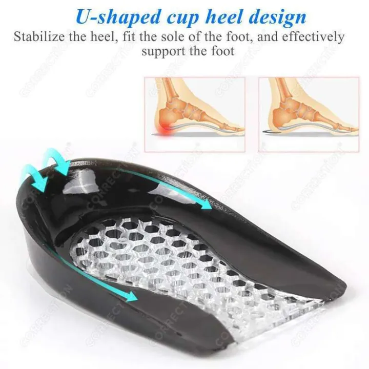 CORRECTION%201pair%20Soft%20Silicone%20Gel%20Insoles%20for%20heel%20spurs%20pain%20cushion%20Massager%20Half%20Heel%20Insole%20Pad%20Foot%20Care%20-%20Image%205