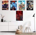 Anime Big Poster for Room Wall or Frame 5pcs. 