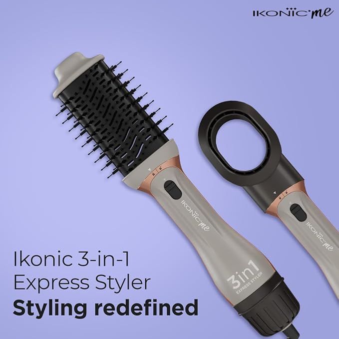 Ikonic%203%20in%201%20Express%20Styler%20,%20Professional%20Volumizer%20Blow%20Dryer%201200W%20Hot%20Air%20Brush%20for%20Women%20Innovative%20Air%20Flow%20Vents%20Mixed%20Styling%20Bristles%20Ceramic%20Titanium%20Tourmaline-Coated%20Brush%20Head,%20Multi%20Hair%20Styler%20for%2075%25%20shinier%20blowouts%20results%20-%20Image%204