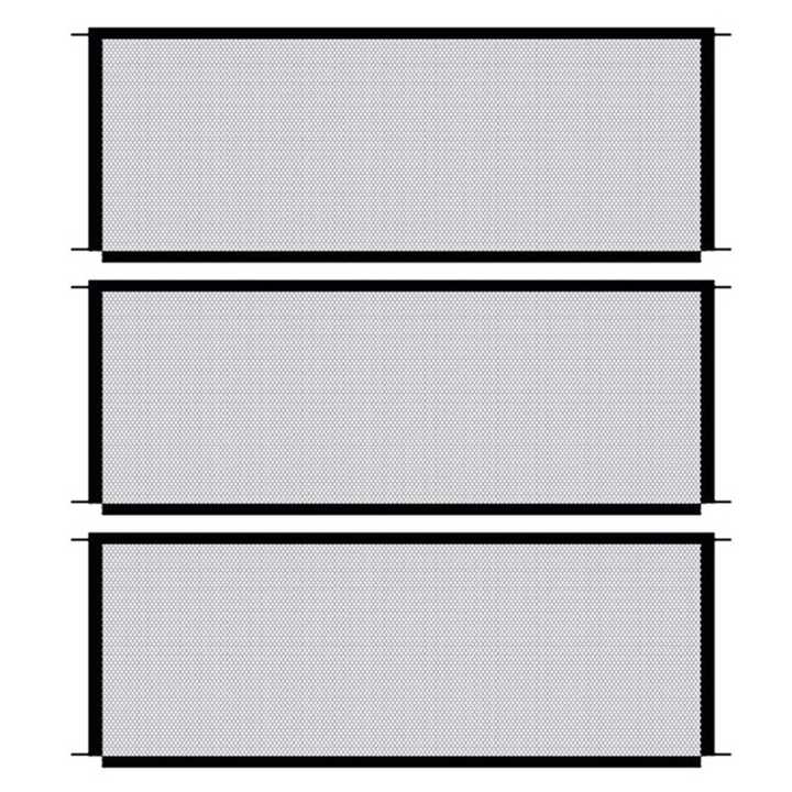 3X Magic Gate Portable Folding Mesh Fencing Gate Protection Indoor and Outdoor Safe Guard for Kids and Pets