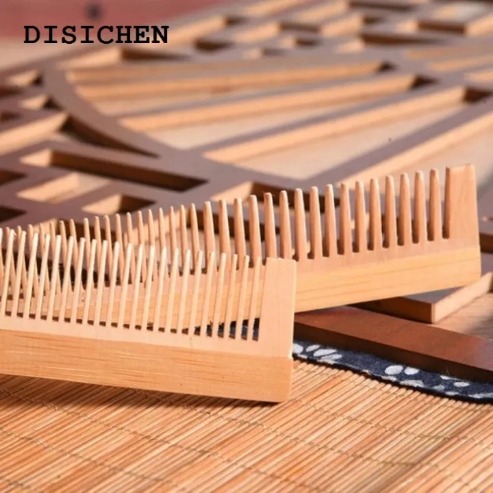 DISICHEN%20%E3%80%902025%20Version%E3%80%91%201Pcs%20Small%20Wood%20Comb%20Massage%20Wood%20Comb%20Smooth%20Hair%20Scalp%20Comb%20Hair%20Care%20Massage%20Bamboo%20Hair%20Portable%20Wood%20-%20Image%202