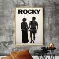 Rocky Inspirational Classic Movie Poster Prints Bedroom Office Living Room Art Wall Painting Home Decoration Sticker. 