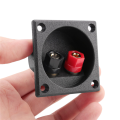 New Square Board Binding Post Speaker Box Terminal Connector. 