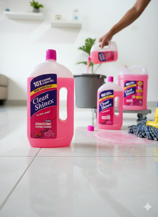 Clean Shinex surface cleaner ( Rose ) 1 litre