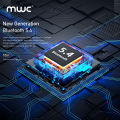 MWC WonderBoom (MS01) | Bluetooth 5.4 6W Speaker | Premium Quality | TWS Function | RGB Light | IPx4 Water Resistance | 6H PlayTime | 1 Year Warraty|. 
