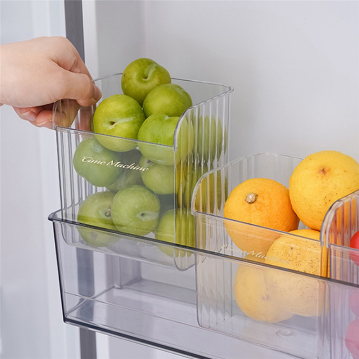 3Pcs%20Refrigerator%20Drawer%20Plastic%20Clear%20Fridge%20Organizer%20Rack%20Holder%20Kitchen%20Fruit%20Food%20Storage%20Box%20Kitchen%20Replacement%20Parts%20-%20Image%204