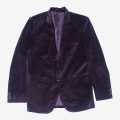 Dark Purple Velvet Fashion Suit Blazer For Men. 