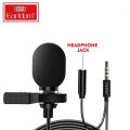 Earldom ET-E38 3.5mm Condenser Wired Microphone With Headphone Input, Cardioid Mic For Mobile, PC ,DSLR Camera, Singers. 