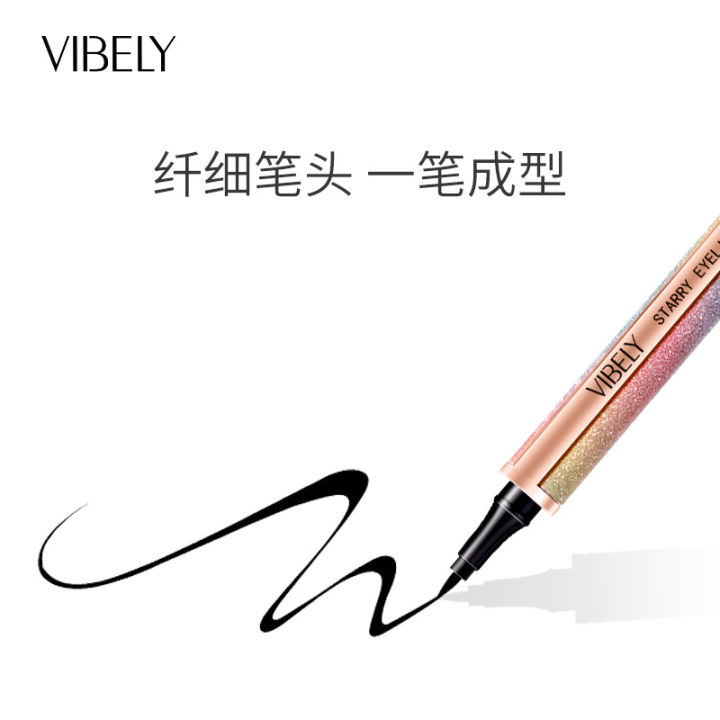 Rainbow%20Starry%20Sky%20Eyeliner%20Quick%20Drying%20Black%20Non-Smudging%20Waterproof%20Sweatproof%20Non-Smudging%20Liquid%20Eyeliner%20Pencil%20Douyin%20Same%20Style%20-%20Image%202