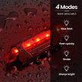 Bike Bicycle Light USB LED Rechargeable Set MTB Road Front Back Headlight Lamp Podazz. 