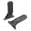 1Pair Electric Moped Front Pedal Scooter Front Foldable Pedal Leg Support Pad Thickened Steel Plate Ebike Accessories 7cm. 