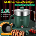 Multi Function Cooker 1.8l Double Layer Electric Cooker Non Stick Pan With Steamer Mini Rice Cooker. 
