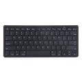 Metal Body Wireless Bluetooth Portable Mini Keyboard Bk 3001- Black. 