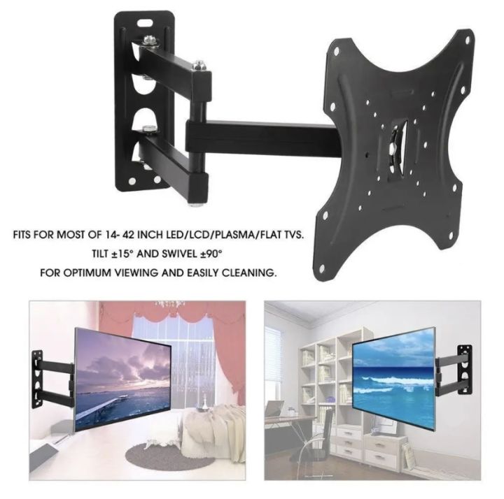 14%20-%2042%20inch%20Universal%20LCD%20LED%20TV%20Fix%20Wall%20Bracket%20Wall%20Mount%20Stand%20Slim%20-%20Movable%20180%20Degree%20-%20Image%204