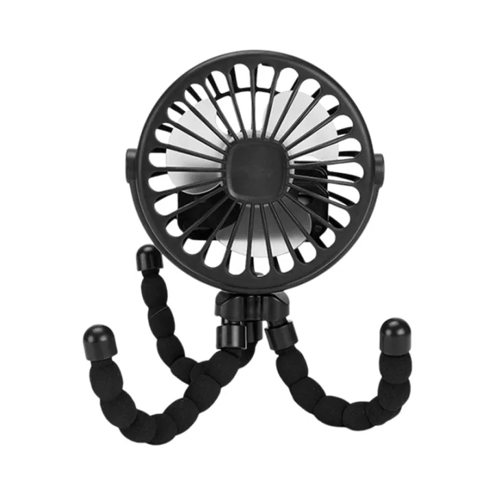 JAERBEE%20Pink%20Portable%20USB%20Rechargeable%20Silent%20Mini%20Fan%203%20Speed%20Adjustable%20with%20Lighting%20Function%20for%20Car%20Seat%20Stroller%20-%20Image%203
