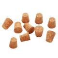 Oufeiton Durable Wooden Cork Stopper 10pcs Biodegradable Wooden Wine Bottle Stoppers Leakproof Reusable Corks for Good Sealing for Wine. 