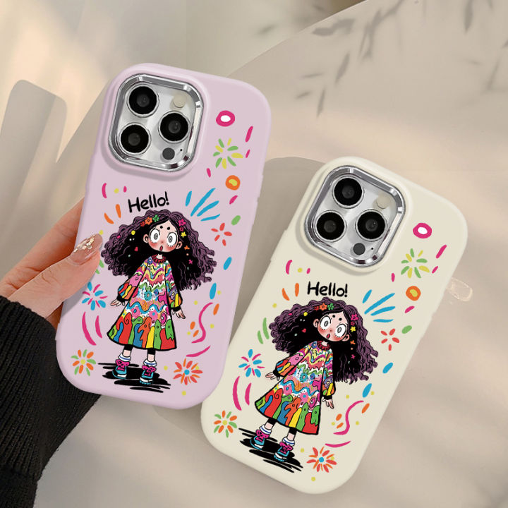 Colorful%20Big%20Eyed%20Girl%20Graffiti%20Cover%20Compatible%20for%20IPhone%2015%2011%2014%2013%2012%20Pro%20Max%207Plus%20XR%20XS%20Max%20X%207%208%20Plus%20SE%20Macron%20Plating%20Metal%20Lens%20Case%20-%20Image%205