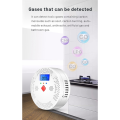 1 PCS Tuya Wifi Carbon Monoxide Detector with LCD Display 70DB Alarm Sound White ABS CO Gas Sensor Home Security Protection Smart Life. 