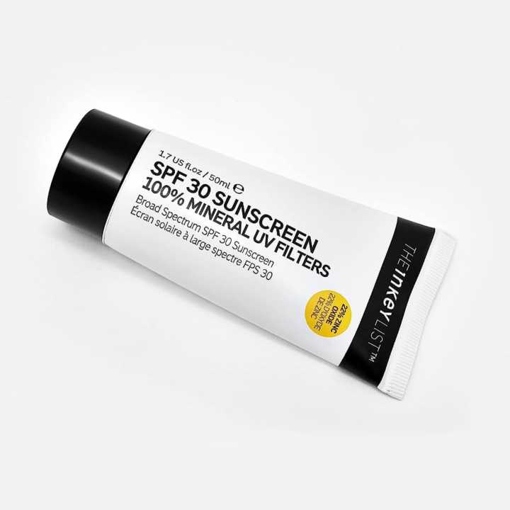 The Inkey List SPF 30 Daily Mineral Sunscreen, 50Ml