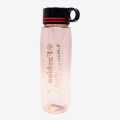 Black/Peach Color Water Bottle With Straw 900ml. 