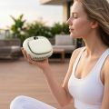Rechargeable 5 Speed Adjustable Portable Rechargeable Fan Large Capacity Battery Handheld Design Hanging Neck Fan Multi-function Display Screen Personal Small Fan Outdoor Travel. 