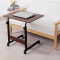 Study Mobile Laptop Desk Adjustable Height Computer Wood Table Stand. 