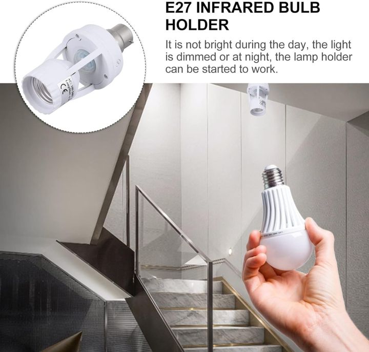 Infrared%20Sensor%20Lamp%20Holder%20B22%20Pin%20To%20E27%20Screw%20Lamp%20Holder%20With%20Plug%20Light%20Socket%20Adapter%20Motion%20Sensor%20Plug%20PC%20Lamp%20Head%20For%20E27%20Led%20-%20Image%205