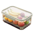 OUMERY Portable Refrigerator Fresh-Keeping Box,Large-Capacity Portable Crisper with Handle,Fruit Storage Containers for FridgeA. 