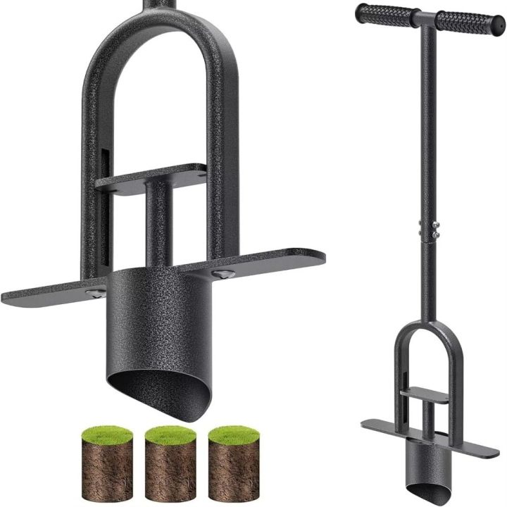 Durable%20Long%20Handle%20Grass%20Plugger%20Tool%20Ergonomic%20Steel%20Construction%20Bulb%20Planter%20Foot%20Ejector%20Heavy%20Duty%20Sod%20Plugger%20Tool%20Grass%20Repair%20-%20Image%202