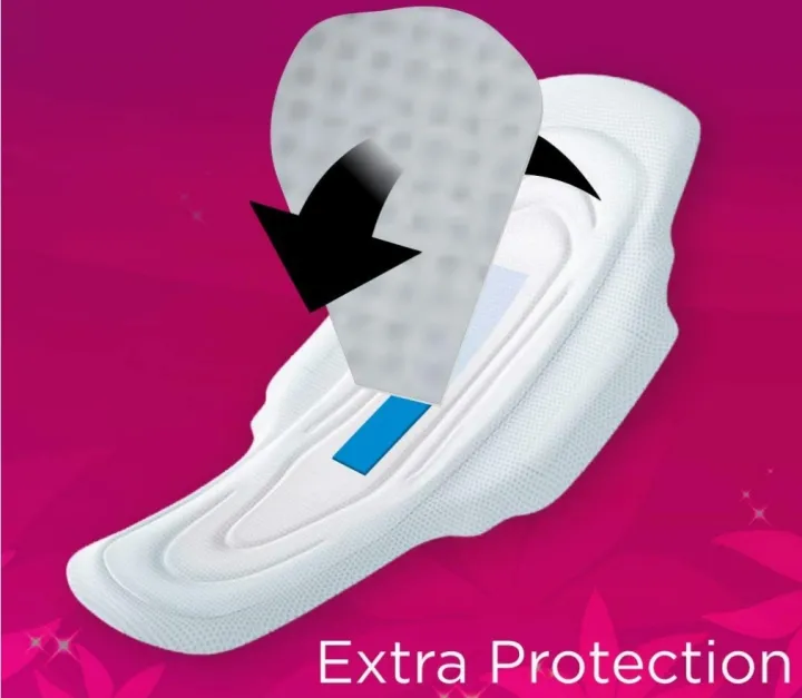 AMMY%20Xl%20Advanced%20Dry%20Maxi%20All%20Night%20Cottony%20Soft%20Ultra%20Thin%20Womens/Girls%20Sanitary%20Pads%20with%20Wings%20(Napkins)%20-Wings%20(18%20Pieces,%20275mm)%20-%20Image%204