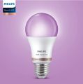 PHILIPS Wiz Smart WI-Fi LED Bulb E27 Spiral  9-Watt, 16 Million colors , Amazon Alexa And Google Assistant Support. 