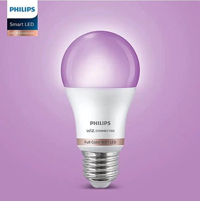 PHILIPS%20Wiz%20Smart%20WI-Fi%20LED%20Bulb%20E27%20Spiral%20%209-Watt,%2016%20Million%20colors%20,%20Amazon%20Alexa%20And%20Google%20Assistant%20Support%20-%20Image%204