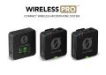 RODE Wireless PRO 2 Person Clip On Wireless Microphone System with 2 Lavaliers. 