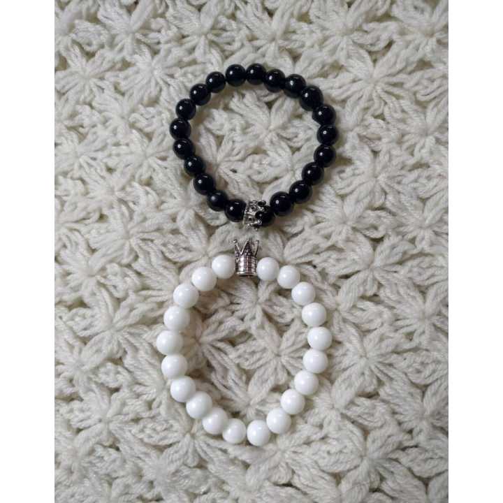 Black and White Couple Bracelet