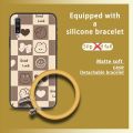 Anti-knock soft case Phone Case For Samsung Galaxy A70 bracelet Waterproof heat dissipation Back Cover cute funny youth. 