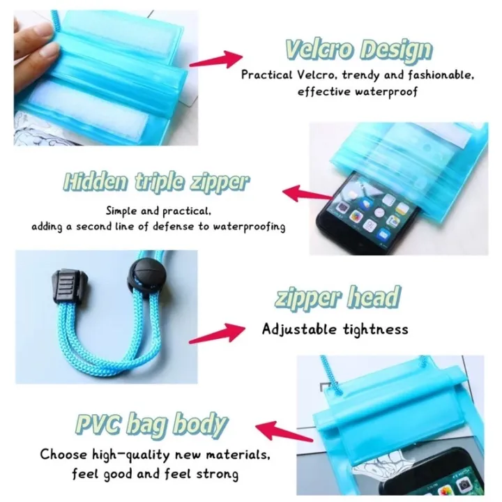 Waterproof%20Phone%20Camera%20Pouch%20Songkran%20Festival%20Swimming%20Diving%20Universal%20for%20IPhone%20Samsung%20Xiaomi%20IPX8%20Beach%20Pool%20Water%20Sports%20Mobile%20Camera%20Waterproof%20Bag%20-%20Image%202